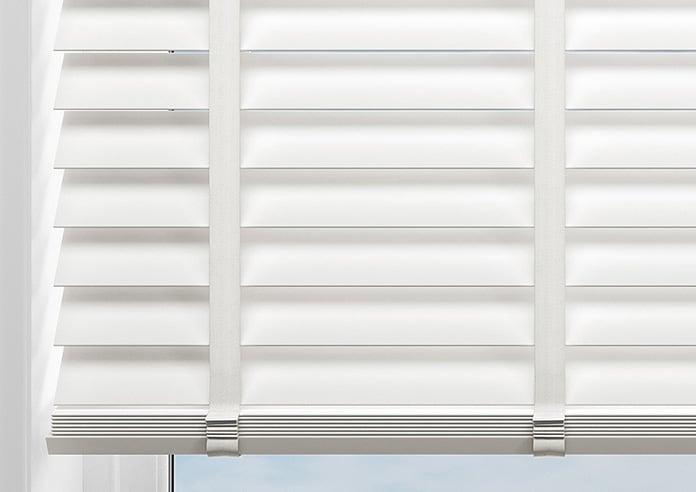 Ecowood Deluxe, Soft White Satin - Motorised Venetian Blind - Image 9